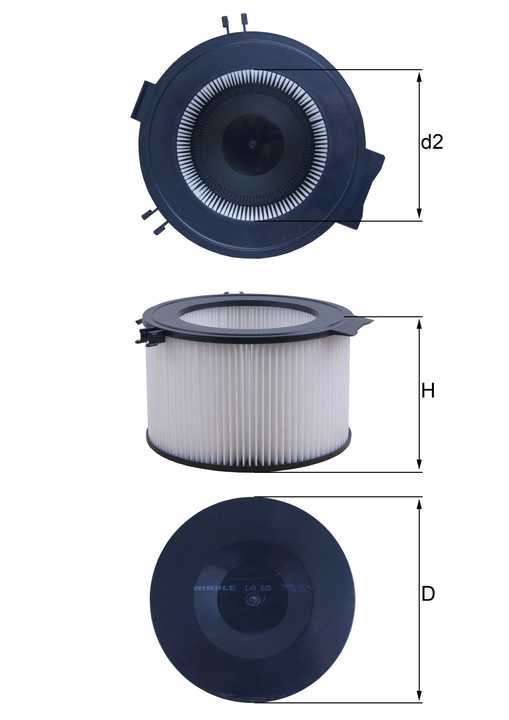 Filtro de Cabina Para Volkswagen EuroVan VR6 2.8L V6 2000-2000