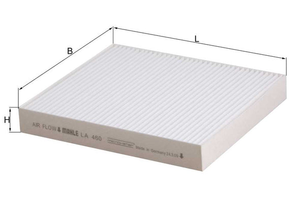 Filtro de Cabina P/ Chrysler Town & Country LX 4.0L V6 2008-2010