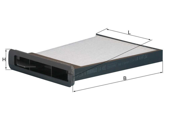 Filtro de Cabina P/ Nissan March Advance 1.6L L4 2012-2013