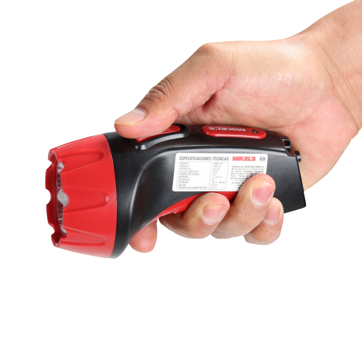 Lampara 4 LEDS recargable