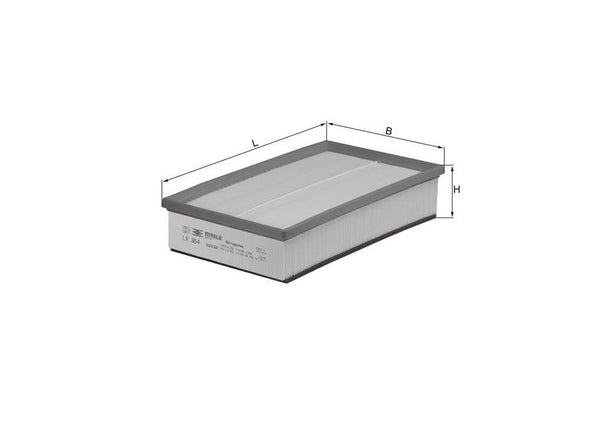 Filtro de Aire P/ Volkswagen EuroVan Base 1.9L L4 2006-2009