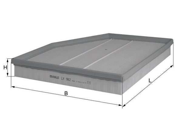 Filtro de Aire P/ BMW 545i Base 4.4L V8 2004-2005