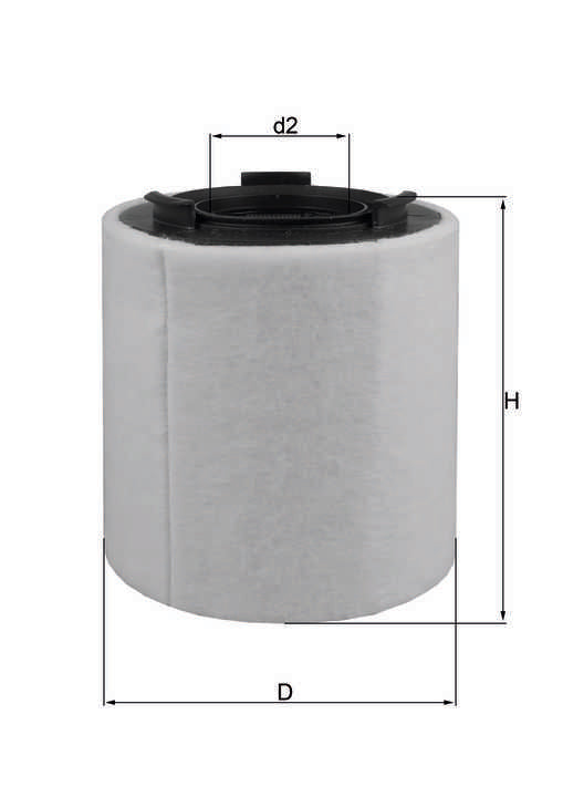 Filtro de Aire Para Audi A1 Cool 1.4L L4 2011-2013