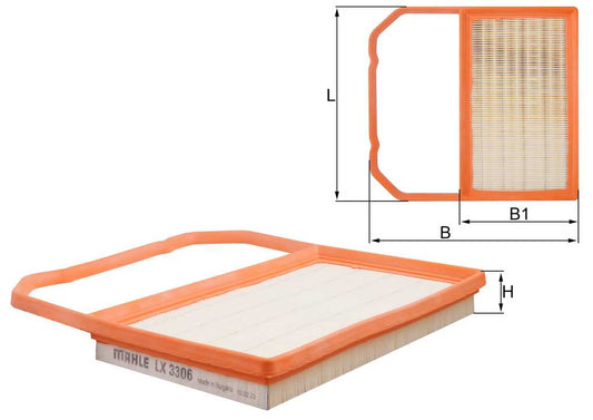 Filtro de Aire P/ Volkswagen Up! Cross Up! 1.0L L3 2016-2018