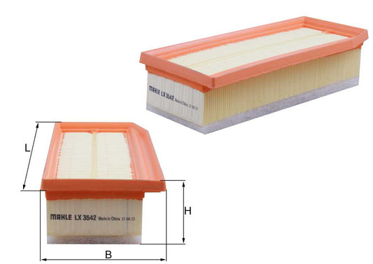 Filtro de Aire P/ Renault Captur Intens 2.0L L4 2018-2019