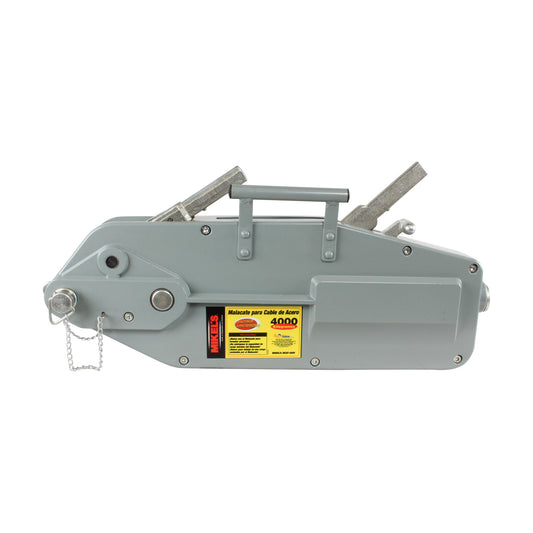 Malacate tirfor 4000 kgs (ancho cable 16 mm x 20 mts)
