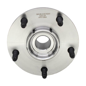 Maza de Rueda Delantero 5 Birlos 3 Barrenos 33 Estrías Dodge para Ram-1500 4X4 Eje Sólido 1994-1997