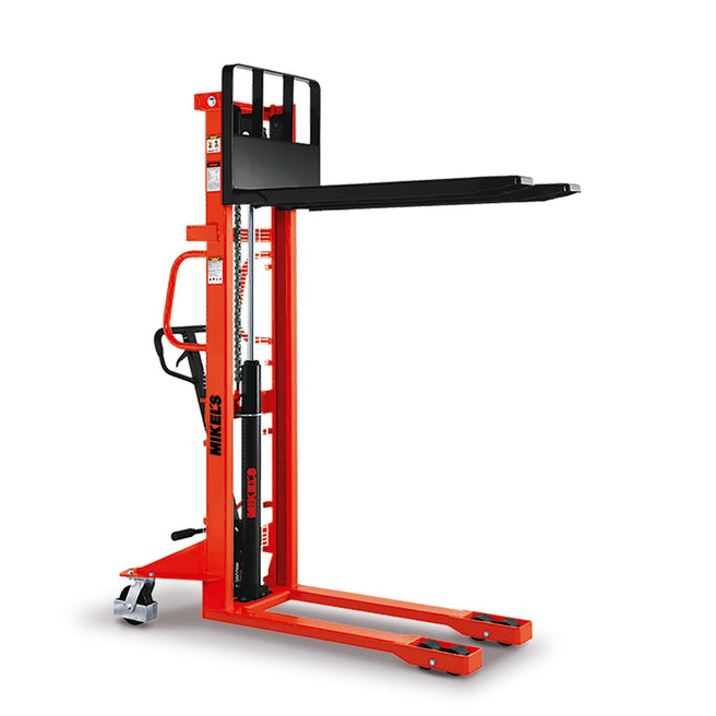 Montacargas hidraulico manual, 3 mts elevacion, (1 ton)