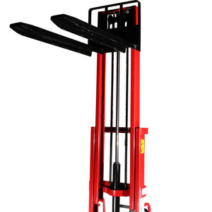Montacargas hidraulico manual, 3 mts elevacion, (1 ton)