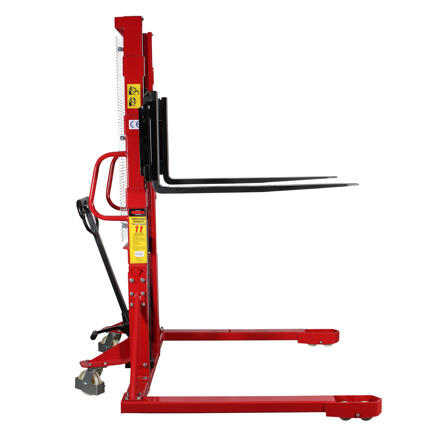 Montacargas hidraulico manual, EXTRA ANCHO (1 ton)