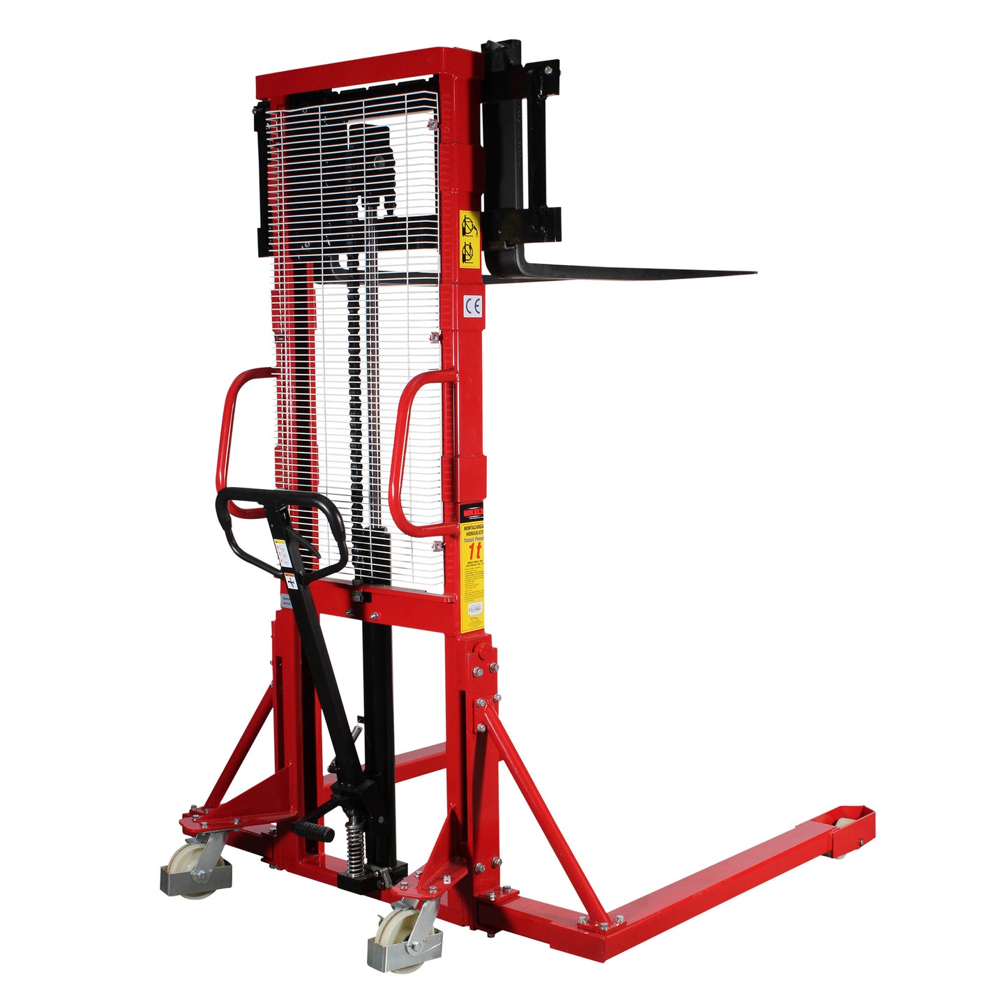 Montacargas hidraulico manual, EXTRA ANCHO (1 ton)