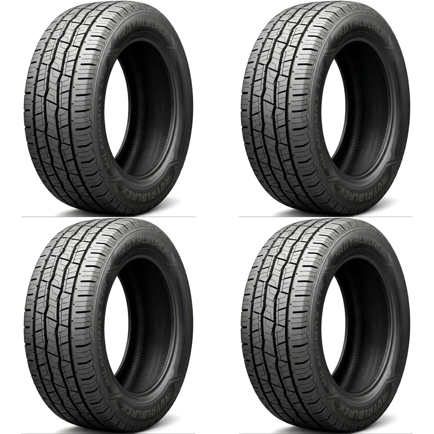 Paquete de 4 Llantas LT235/85 R16 120S Royal Black MILAGEMAXLTR