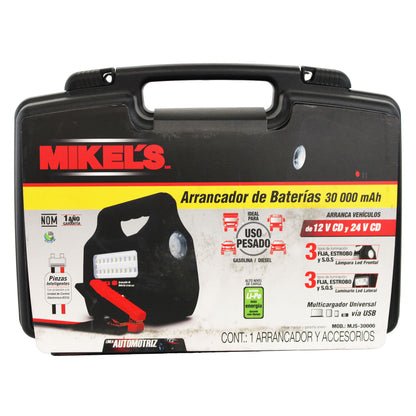 Arrancador de baterias jumper (30,000 mAh)