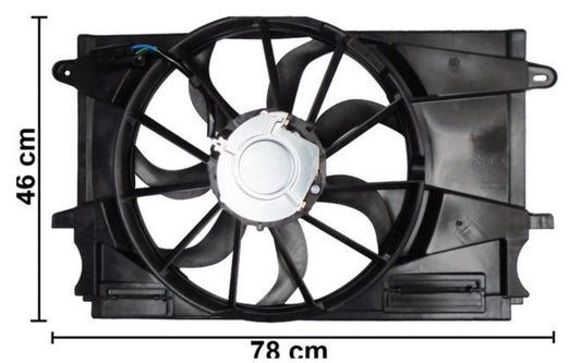 Motoventilador Automotriz Chevrolet Cruze 16-18 L4 1.4L