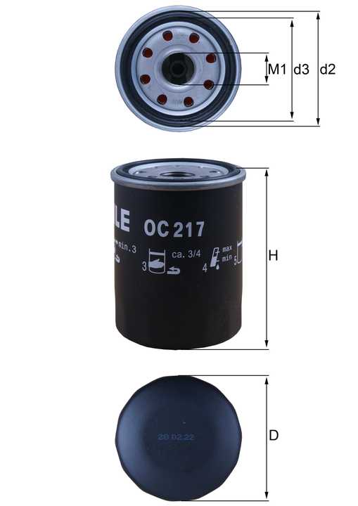 Filtro de Aceite Para Audi 4000 Base 1.6L L4 1982-1983