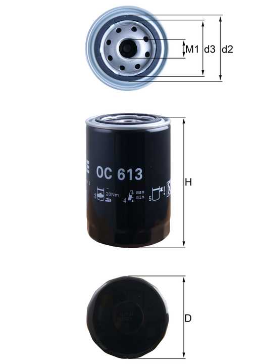 Filtro de Aceite Para Peugeot Manager Base 3.0L L4 2009-2009