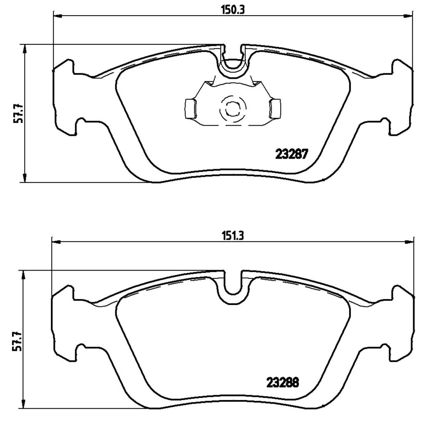 Balatas De Freno Delantera Para Bmw 323I 1998-2000