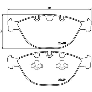 Balatas De Freno Delantera Para Bmw X5 2002-2006