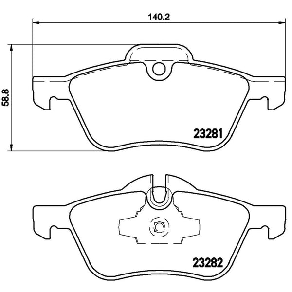 Balatas De Freno Delantera Para Mini Cooper 2002-2008