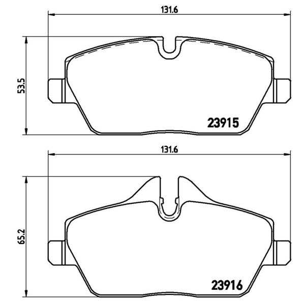 Balatas De Freno Delantera Para Mini Cooper 2007-2022