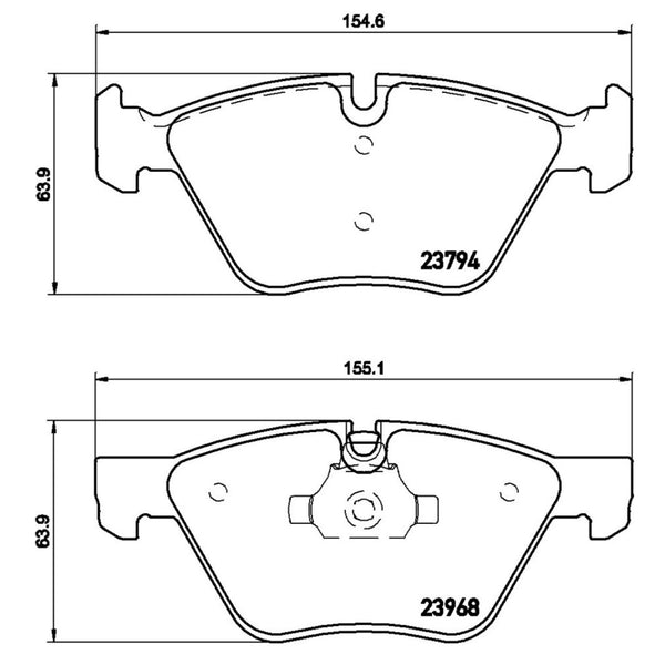 Balatas De Freno Delantera Para Bmw Z4 2012-2012