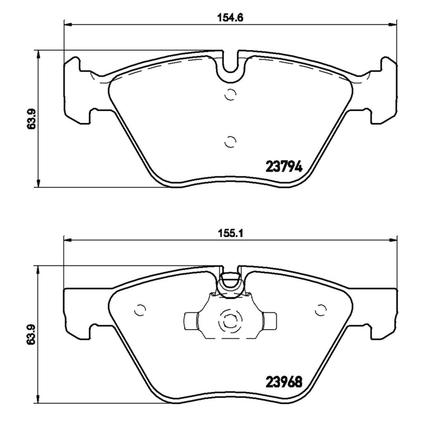 Balatas De Freno Delantera Para Bmw Z4 2012-2012