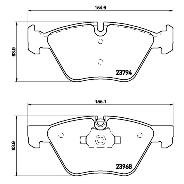 Balatas De Freno Delantera Para Bmw Z4 2012-2012
