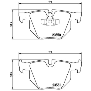 Balatas De Freno Trasera Para Bmw 330I 2006-2006