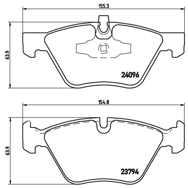 Balatas De Freno Delantera Para Bmw 120I 2007-2012