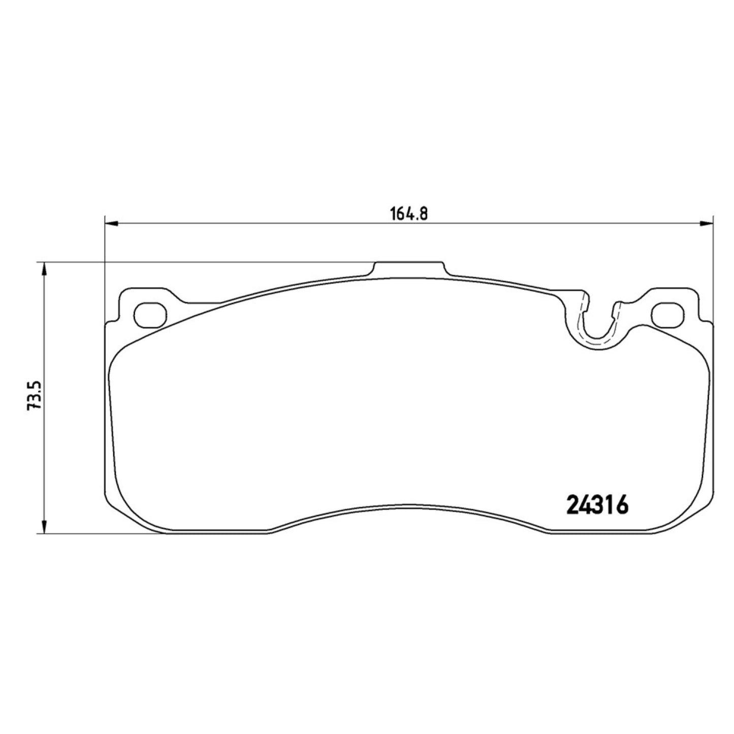 Balatas De Freno Delantera Para Bmw 135I 2009-2010