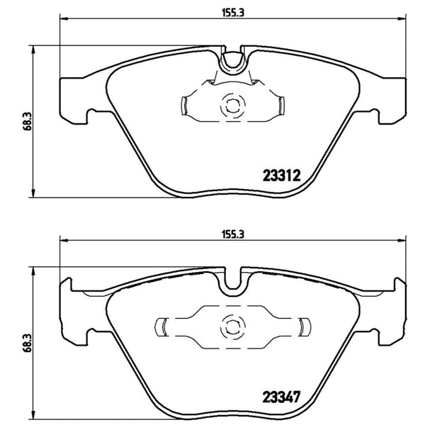 Balatas De Freno Delantera Para Bmw M3 2008-2013