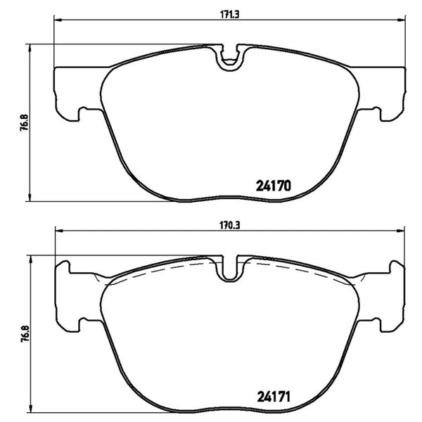 Balatas De Freno Delantera Para Bmw X5 2007-2018