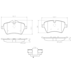 Balatas De Freno Delantera Para Mini Cooper 2012-2015