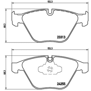 Balatas De Freno Delantera Para Bmw 328I 2007-2016