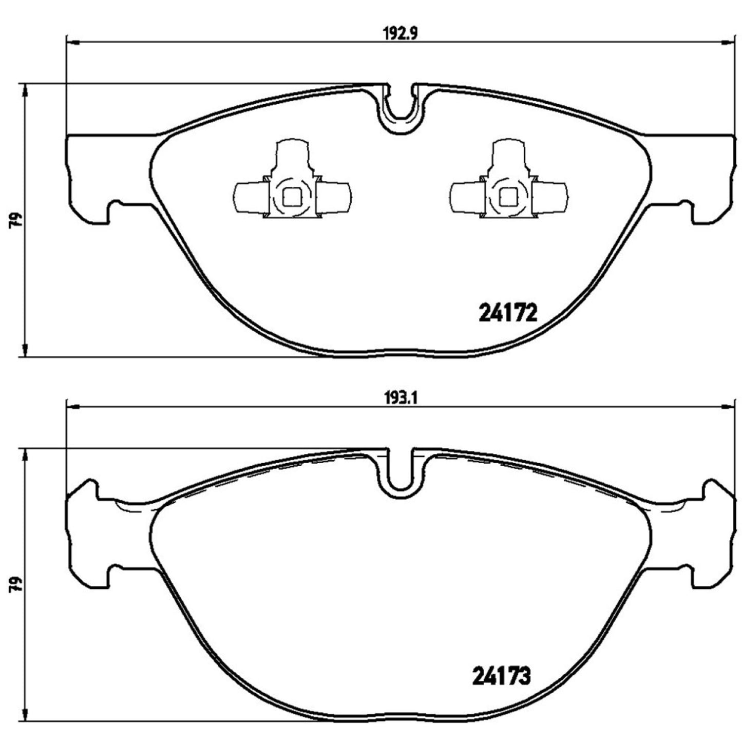 Balatas De Freno Delantera Para Bmw X5 2007-2018