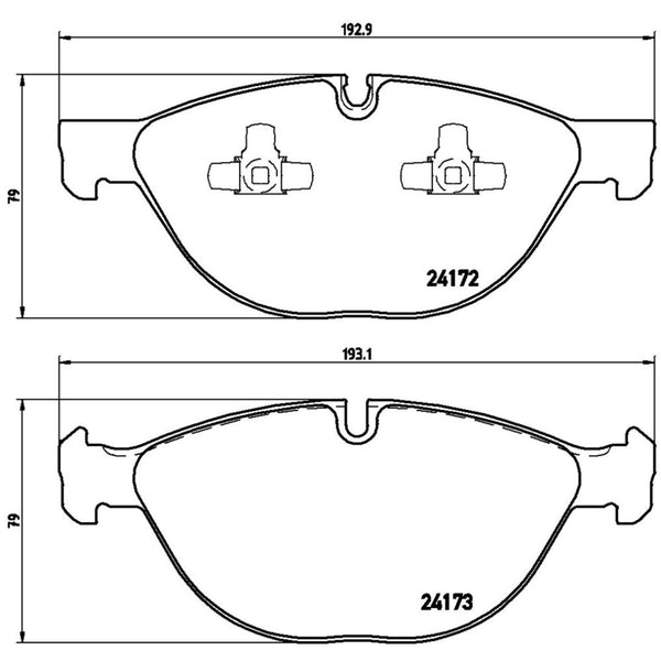 Balatas De Freno Delantera Para Bmw X5 2007-2018