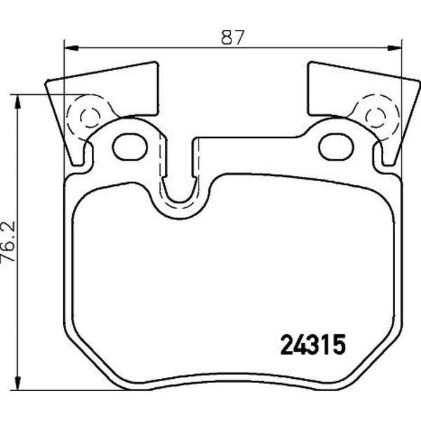 Balatas De Freno Trasera Para Bmw 135I 2009-2010