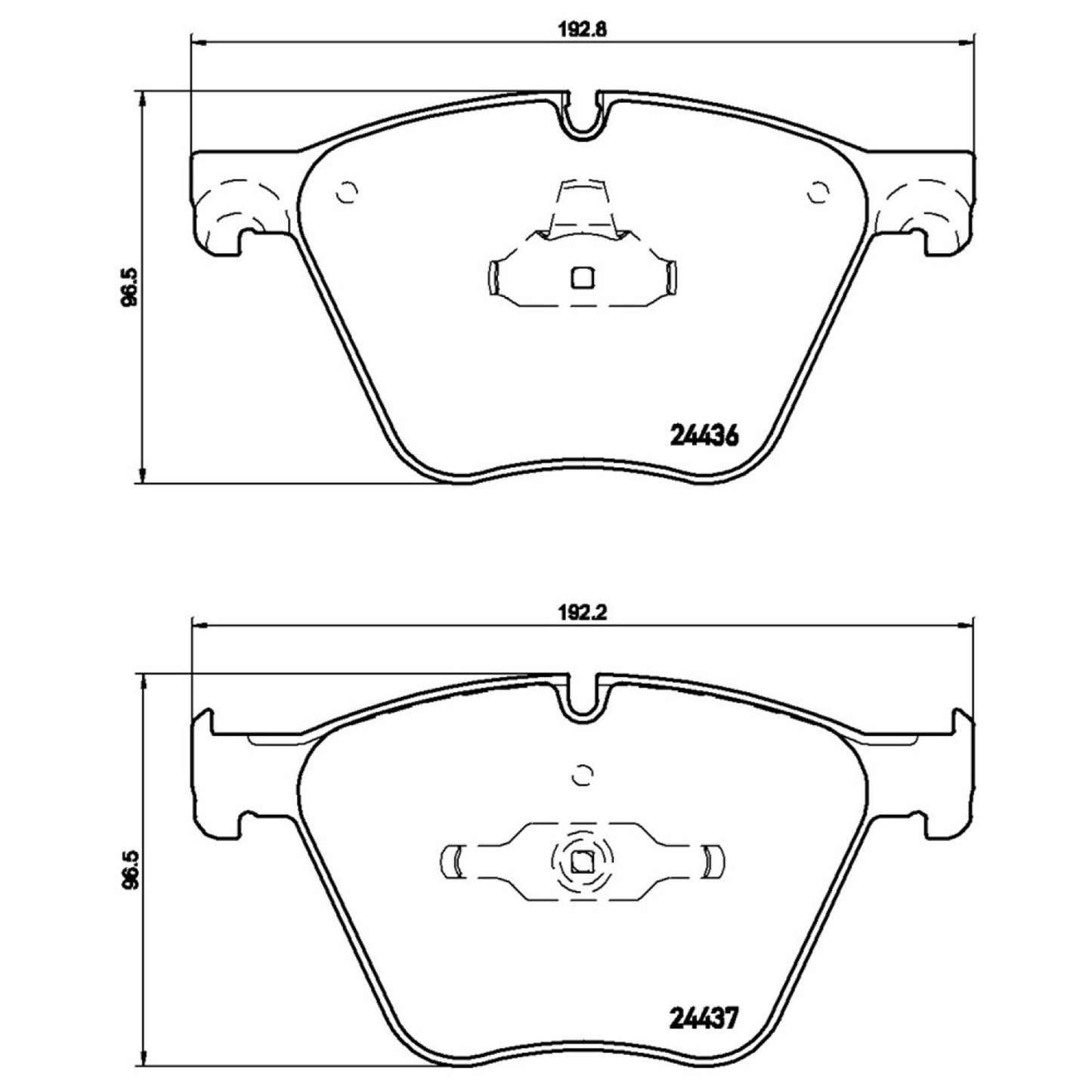 Balatas De Freno Delantera Para Bmw X6 2008-2019