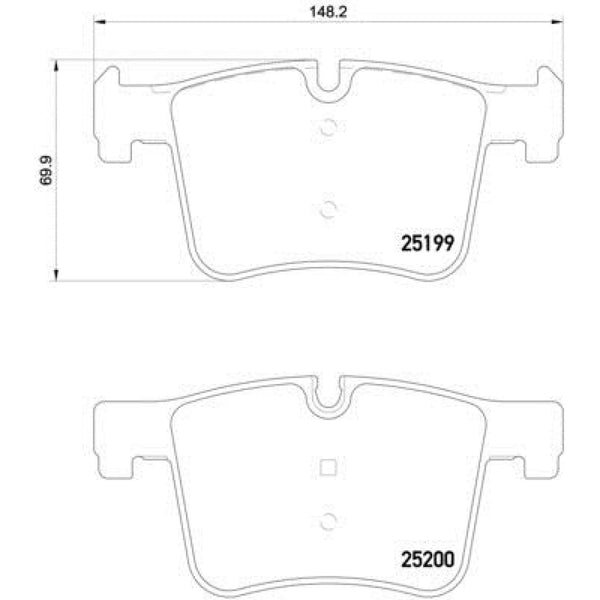 Balatas De Freno Delantera Para Bmw X3 2011-2017