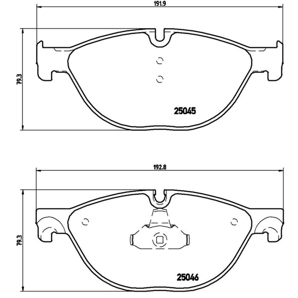 Balatas De Freno Delantera Para Bmw 750I 2009-2015