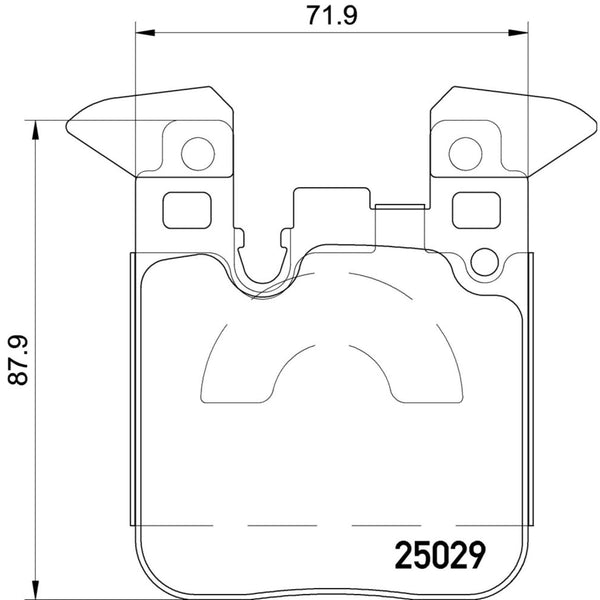 Balatas De Freno Trasera Para Bmw 328I 2012-2016