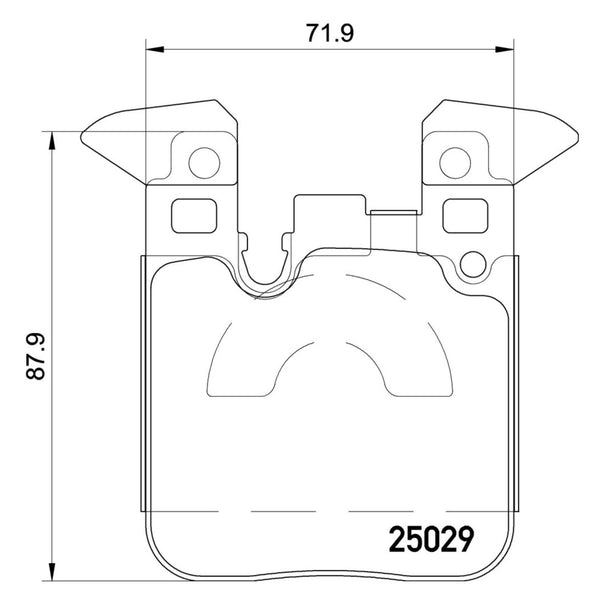 Balatas De Freno Trasera Para Bmw 328I 2012-2016