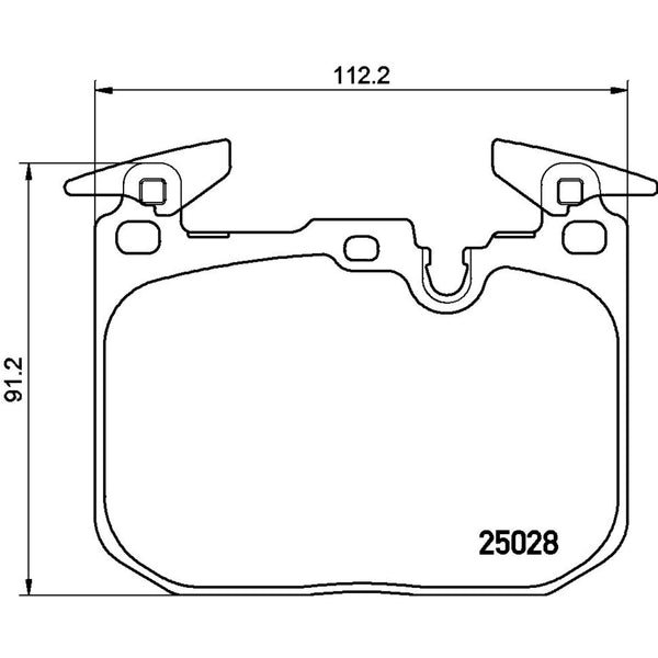 Balatas De Freno Delantera Para Bmw 328I 2012-2016