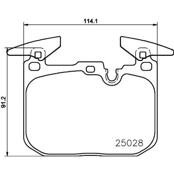 Balatas De Freno Delantera Para Bmw 328I 2012-2016