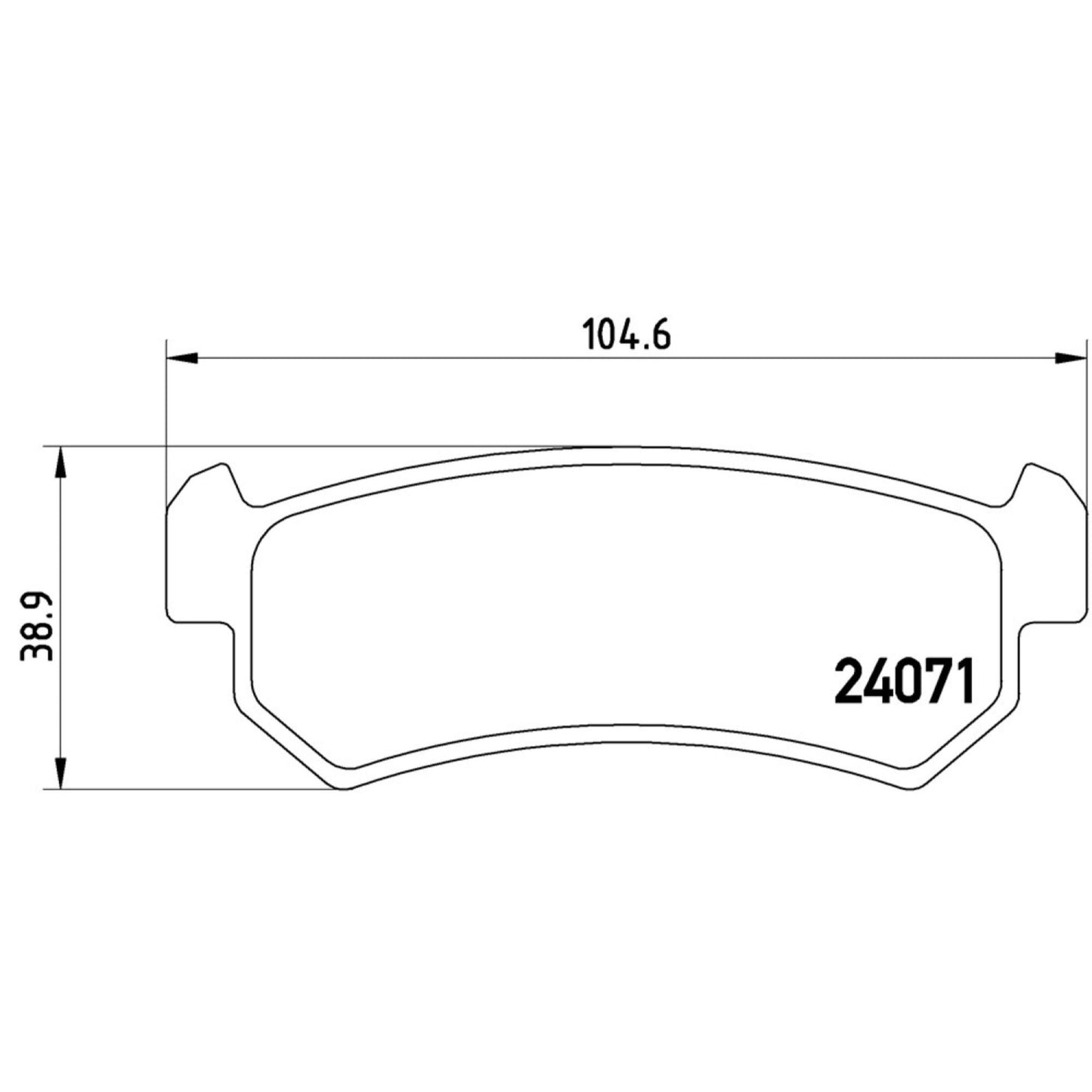Balatas De Freno Trasera Para Chevrolet Optra 2006-2010