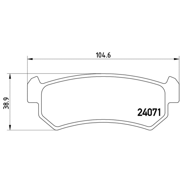 Balatas De Freno Trasera Para Chevrolet Optra 2006-2010