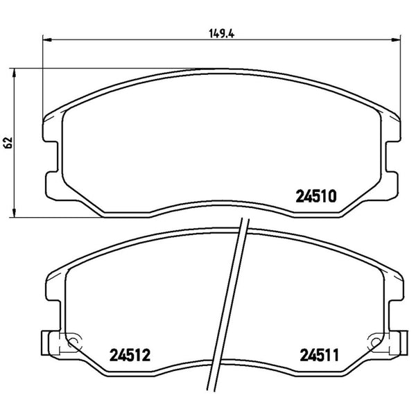Balatas De Freno Delantera Para Chevrolet Equinox 2007-2008