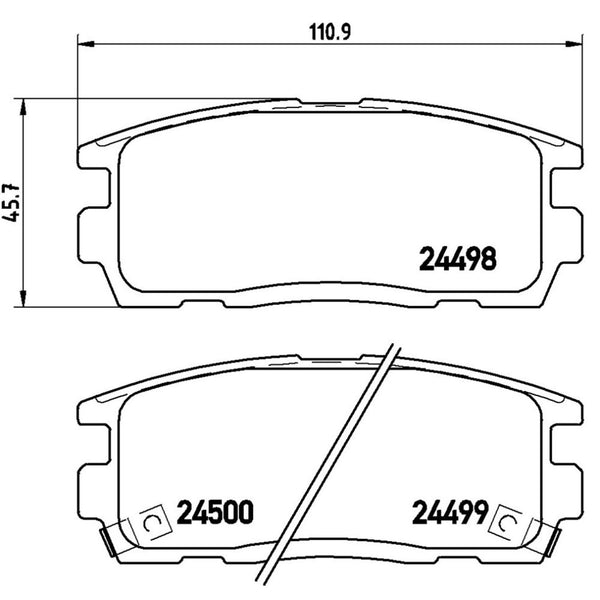 Balatas De Freno Trasera Para Chevrolet Equinox 2007-2017