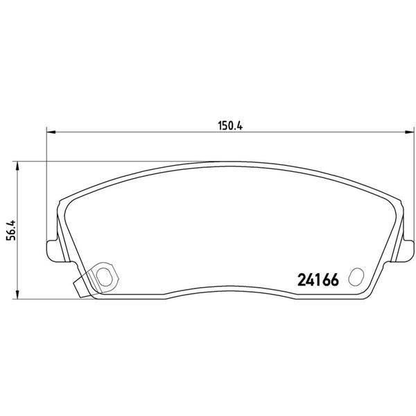 Balatas De Freno Delantera Para Dodge Magnum 2005-2006