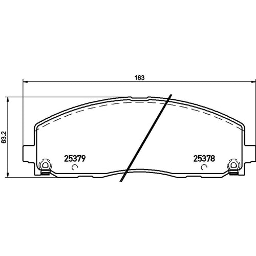 Balatas De Freno Delantera Para Volkswagen Routan 2009-2014